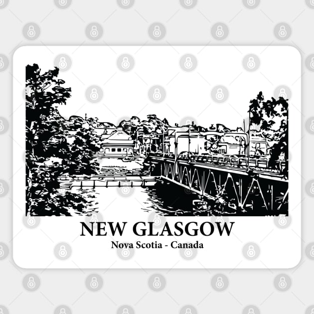 New Glasgow - Nova Scotia Magnet by Lakeric